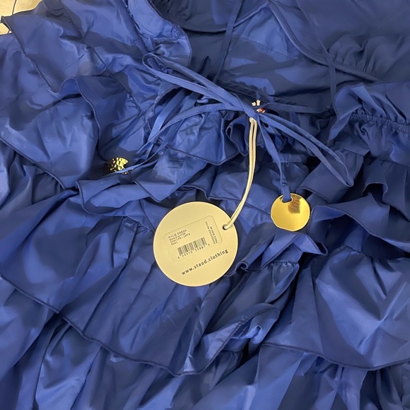 STAUD Riley Dress in Lapis - Picture 6 of 6